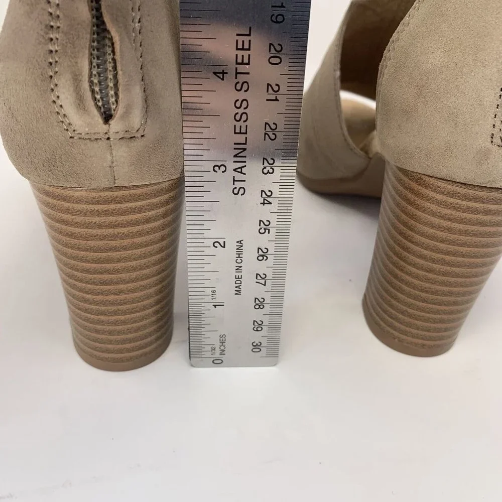 Giani Bernini‎ Averiel 10015405800 Shooties Sandals Women's 8M Taupe Suede S0509